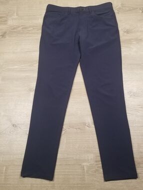 Public Rec Gamechanger Pants Mens 34x36 Navy Blue Five Pocket Performance Chino